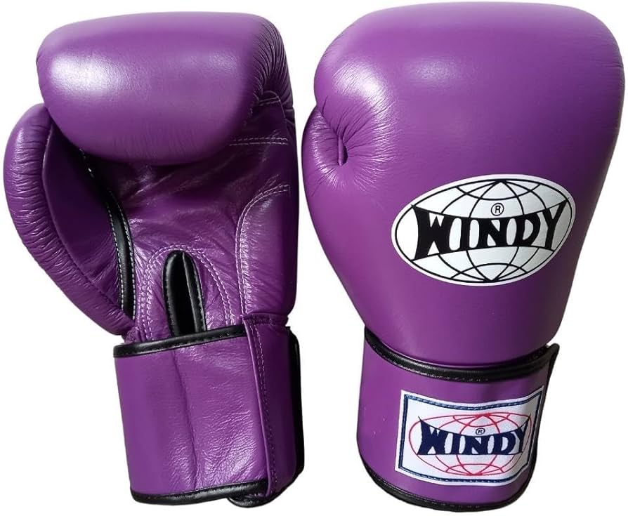 本革製WINDYボクシンググローブ 12oz 紫 キックボクシング 本革製WINDYボクシンググローブ 12oz 紫 キックボクシング